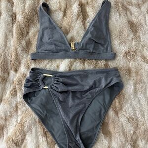 Revel Rey Silver Metallic Bikini